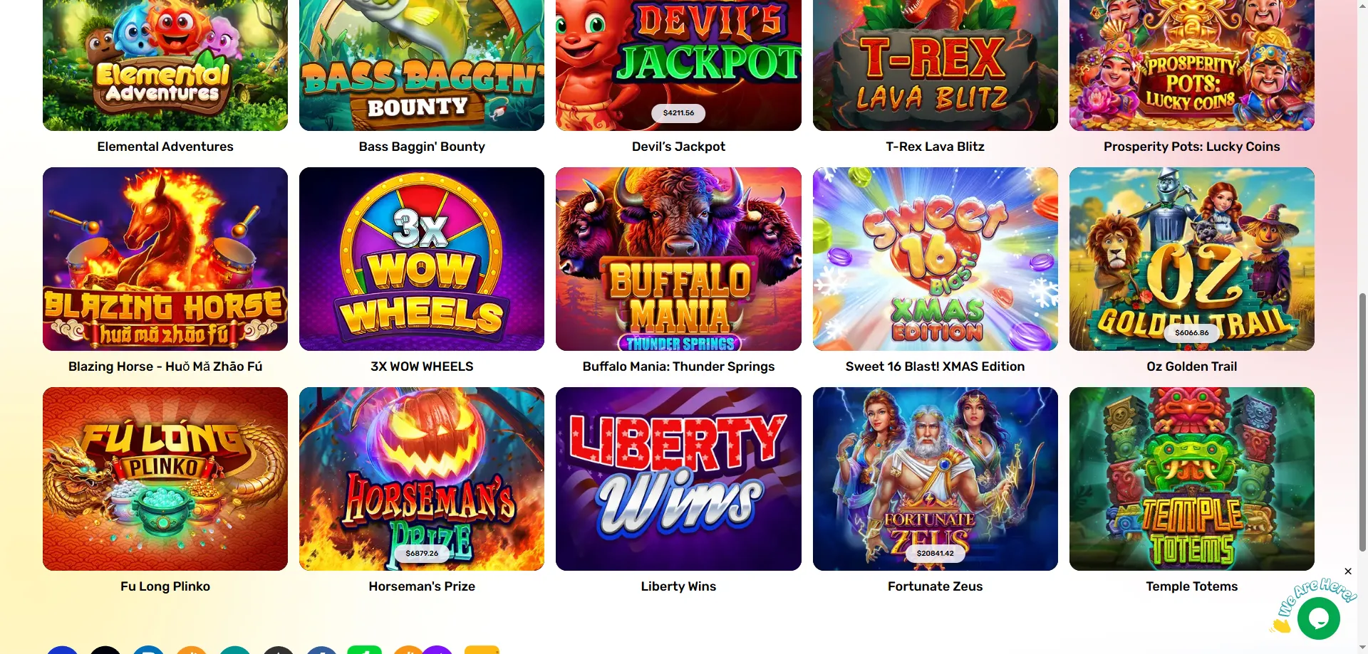 Dream Royale Casino slot games NZ — RTG classic and progressive slots